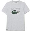 Lacoste Sport TH9299, Magliette Donna Uomo, Argent Chine, 4