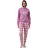 Noidinotte; more than pyjamas Noidinotte - Pigiama Donna Micropile Articolo cuoricino. - L Rosa
