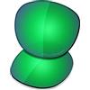 SAUCER Lenti di ricambio premium per Oakley Latch OO9265 | Latch Low Bridge Fit OO9349 occhiali da sole ad alta definizione - verde giada polarizzate