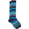 Gallo Calze lunghe uomo cotone nero righe multicolor