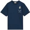 Saint Barth Tshirt Mc2 Watch (IT, Testo, XXL, Regular, Regular, Standard, Blu)
