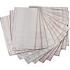 PEROFIL Fazzoletti uomo PEROFIL in tessuto di puro cotone scatola 12 pezzi cm.45x45 articolo VPRT00277, P209 Fondo bianco, Taglia unica
