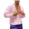 Rrongwn Cardigan da uomo rosa a maniche lunghe cardigan inverno maglione slim fit comodo cardigan cappotto cotone maniche lunghe maglia grossa giacca invernale tinta unita, Colore: rosso, S
