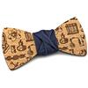GIGETTO 1910 GIGETTO Papillon in legno chimico Nodo jeans Madei in Italy