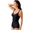 Playtex BODY MODELLATORE PLAYTEX 2858 REGINA DI QUADRI - COPPA C - BEIGE O NERO DALLA 34 - IT 3 ALLA 44 - IT 8 (44 C - IT 8 C, NERO)