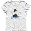 3styler T-Shirt Donna Signorina Rottermaier - Miss Rottenmeier - Heidi & Peter Cartoons - Linea Classic - 100% Cotone 185 gr/mq (L, Bianco)