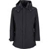 Save The Duck Cappotto uomo mod. Sid blu nero Tg XL
