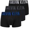 Calvin Klein Confezione da 3 Boxers Pantaloni Elasticizzati in Microfibra a Vita Bassa NB3611A da Uomo