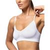 POMPEA 5 brassiere in microfibra spalla stretta seamless art. 89631552 (s/m, bianco)