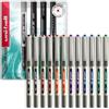 uni-ball EYE - UB-157E Penne Rollerball - Pennino 0,7mm - In Confezione Regalo con Busta (Confezione da 12, Essentials)