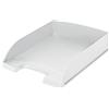 LEITZ 52270203 Plus Standard, Vaschetta Porta Corrispondenza, Formato A4, Colore Trasparente Satinato, 1 Pezzo