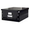 Leitz - Scatola portaoggetti Click & Store, formato DIN A3, colore: Nero