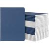 Yarotm Quaderno A6 Righe - 24 Pezzi Block Notes Piccoli - Blu Reale Taccuino A6-100GSM Carta Quaderno a Righe - 30 Fogli/60 Pagine Notebooks A6-10x14cm Diario Blocco Note