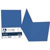 Favini A50K664 Luce&Acqua Cartelline in Cartoncino Simplex, blue