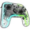 Bionik BNK-9099 Nintendo Switch Neoglow Wireless RGB Controler (Clear)