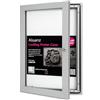 Aluanz Bacheca Esterna DIN A4 con Serratura, Impermeabile, Bacheca da Parete per Uffici, Campeggi, Hotel, Ristoranti e Associazioni Sportive - Montaggio a Parete - 297 x 210 mm