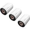 vhbw 3x nastro trasferimento termico compatibile con Avery Dennison 9906 etichettatrice, indelebile, 100mmx300m, cera/resina