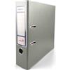 Netuno 1 raccoglitori A4 grigio 2 anelli dorso 8 cm raccoglitore documenti ufficio cartone Rivestito in Polipropilene con Meccanismo a Leva organizer faldone documenti classificatore