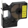 vhbw Cassetta nastro sostituisce Dymo 43618, D1 per etichettatrice 7m x 6 mm nero su giallo