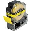 vhbw Cassetta nastro compatibile con Epson LabelWorks LW-700, LW-1000P, LW-600P, LW-900P etichettatrice 8m x 24 mm nero su giallo