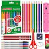 ColePack EcoPack - Confezione risparmio completo di materiale scolastico di prime marche per il tuo astuccio (ECO36)