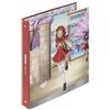 Pryma Raccoglitore 4 Anelli - Quaderno ad Anelli Formato A4 - Copertina Rigida Decorata - Organizer per Scuola, Ufficio e Archivio Documenti (Linea Manga Ragazze 1)