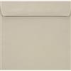 Netuno 25 buste da lettere colorate quadrate grigio chiaro 155x 155 mm 90g Burano Grigio buste per lettera belle colorate per auguri biglietti partecipazioni inviti buste eleganti quadrate matrimonio