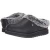 Skechers Keepsakes - R E M, Pantofole Donna, Black Micro Leather Faux Fur Line Blk, 36 EU