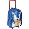 CERDÁ LIFE'S LITTLE MOMENTS Zaino Trolley 3D Sonic, Unisex Kids, Blu, Regular