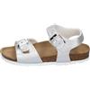 Grunland Luce sandalo in sughero bambina (Argento, Sistema Taglie Calzature EU, Adolescente, Numero, Media, 35)