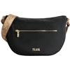 Alviero Martini 1A Classe Borsa a Tracolla Stormy, Nylon Nero, Mezzaluna Grande, 32x22x12 cm, Modello LLB849762