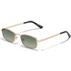 D.Franklin Occhiali da sole - Unisex - Con lenti protettive UV - Modello capri - Ovali - Per uomo e donna - Sunglasses