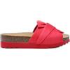 SCHOLL PRINCY MICROFIBRA RED CIABATTA DONNA (RED, Sistema Taglie Calzature EU, Adulto, Donna, Numero, Media, 39)