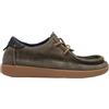 Satorisan - Kwahu Winter Suede - Mocassini Wallabee Uomo - Mocassini Pelle Sostenibili, Confortevoli e Durevole - Colore Deep Khaki - Taglia 43
