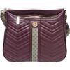 Laura Biagiotti Borsa Donna Sacca Tracolla in Ecopelle riporti in Tessuto Tracolla in Tessuto Personalizzata Regolabile Dimensioni: 35 X 30 X 12 cm. ART. LB23W-106-5 LINEA LEVRAI (BORDO')