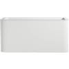 FLORUS Jive Terrace 80cm - Fioriera per Interno Esterno - 100% Plastica Riciclata - L78 x W39 x H37.2 cm - White