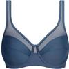 DIM Donna - Reggiseno classico generoso x1 | Sostegno perfetto per seni generosi | Microfibra elasticizzata | Retro a U e Spalline larghe | Look Moderno e Comfort