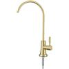 GULICA Rubinetto per Acqua Potabile, Acciaio Inox SUS304, Rubinetto a Osmosi Inversa Senza Spazio d'Aria per Lavello da Cucina, Oro Spazzolato