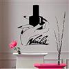HWCNMA Adesivi Murali E Murales Salone Di Bellezza Per Unghie Decorazione Della Stanza Manicure Rimovibile Ragazze Donna Adesivo Da Parete Vinile Arte Poster Rimovibile Decalcomanie Murali 57 * 71Com