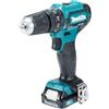 Makita TRAPANO.AVVITATORE A PERC.12Vmax 2Ax2 LITIO HP333D MAKITA