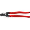 KNIPEX StepCut XL Cesoie per cavi con taglio a gradino rivestiti in resina sintetica 225 mm, 95 11 225
