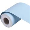 VisitRyl Bordo Per Carta Da Parati Impermeabile, Decorazione Autoadesiva Rimovibile Per Cucina, Bagno, Piastrelle, Azzurro 10cm X 500cm