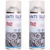 SCQ ANTI SLIP 2X400 ML Spray antiscivolo Superfici I Vernice anticaduta trasparente antiscivolo per pavimento piatto doccia rampe piscina