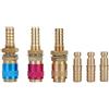 Fafeicy Adattatore per Torcia Saldatura TIG con Raccordi Connessione Rapida in Ottone 3 Pezzi Rosso Giallo Blu