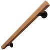 NZDY Corrimano per scale universale da esterno per interni, corrimano per scale in legno antiscivolo, kit completo, con 2 staffe fisse in ferro, contro il muro, soppalco per interni, ringhiere per an
