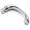 BAZAC Maniglia per porta doccia in vetro con rondelle, manopole per porta del bagno per interni, adatta per pareti doccia - 160 mm