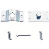 Dieffematic Supporto Staffa Perno Quadro Fori Passanti x TM45 E TM45 R/E/ER 132307 Argento Metallo Montaggio a Parete