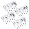 Xiaomoyu Bullone Serratura Porta, Bulloni di Porta, Slide Bolt con Viti, Chiavistello per Porta in Legno per Porte di Sicurezza, Camera da Letto, Capanno, Porte Del Bagno, Toilette - 4 Pezzi