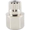 Enwye Chiave a bussola per dadi di sicurezza per ruote auto per serie 5/3/1 X1 X3 X5 X6 30 13PT in acciaio al cromo molibdeno cromato