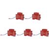 Generic 5pcs DIN Rail Retardant Device Dual-Line Household Flame Retardant Tool Non-Pollution Heat Aerosol Fire Extinguishers For Distribution Cabinet And Meter Box